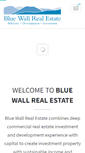 Mobile Screenshot of bluewallre.com