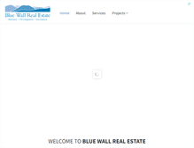 Tablet Screenshot of bluewallre.com